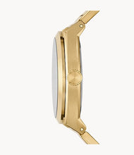Load image into Gallery viewer, Everett Three-Hand Date Gold-Tone Stainless Steel Watch
