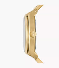 Load image into Gallery viewer, Everett Three-Hand Date Gold-Tone Stainless Steel Watch
