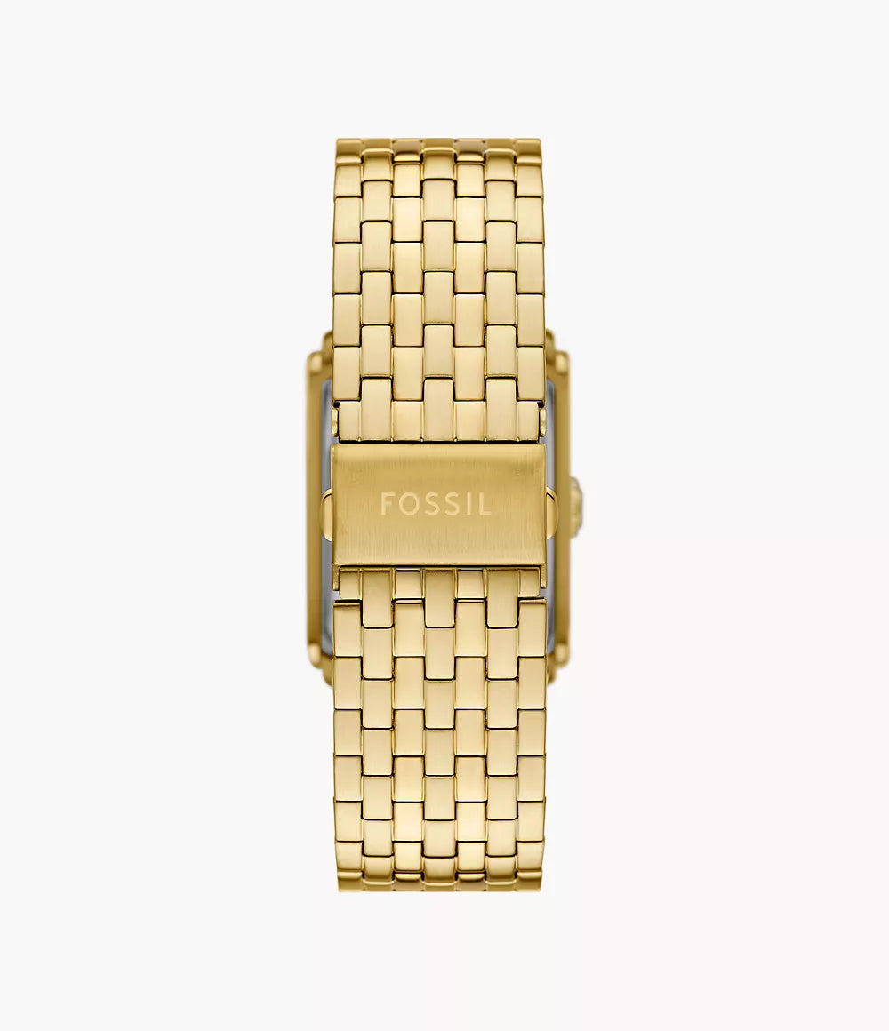 Carraway Three-Hand Gold-Toned Stainless Steel Watch