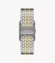 Load image into Gallery viewer, Carraway Three-Hand Two-Tone Stainless Steel Watch
