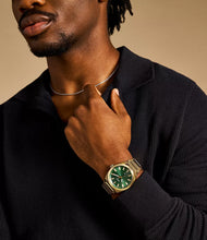 Load image into Gallery viewer, Everett 42 mm Three-Hand Date Gold-Tone Stainless Steel Watch
