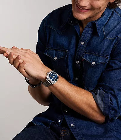 Machine Chronograph Stainless Steel Watch