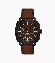 Load image into Gallery viewer, Machine Chronograph Brown Leather Watch
