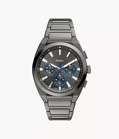 Everett Chronograph Smoke Stainless Steel Watch