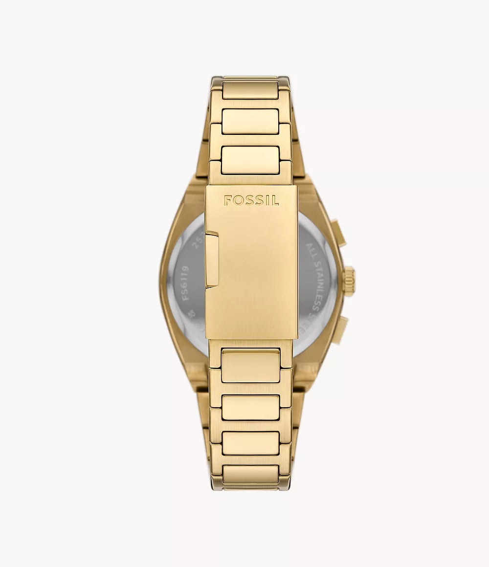 Everett Chronograph Gold-Tone Stainless Steel Watch