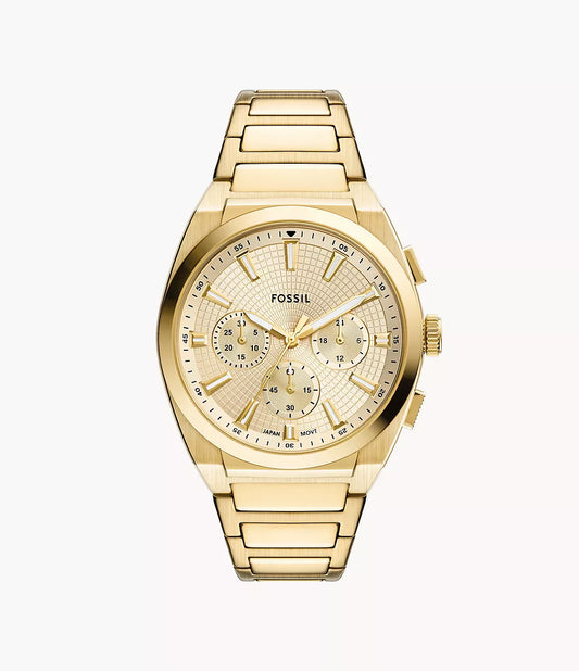 Everett Chronograph Gold-Tone Stainless Steel Watch