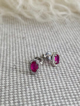 Load image into Gallery viewer, Ruby and Diamond Earrings
