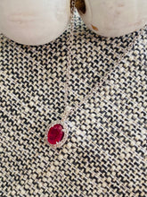 Load image into Gallery viewer, Ruby and Diamond Necklace
