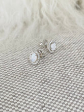 Load image into Gallery viewer, Opal and Diamond Earrings
