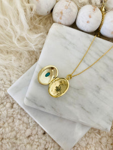 Oval Turquoise Necklace