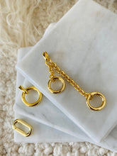 Load image into Gallery viewer, Sterling Silver Gold Vermeil Necklace Enhancers

