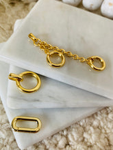 Load image into Gallery viewer, Sterling Silver Gold Vermeil Necklace Enhancers
