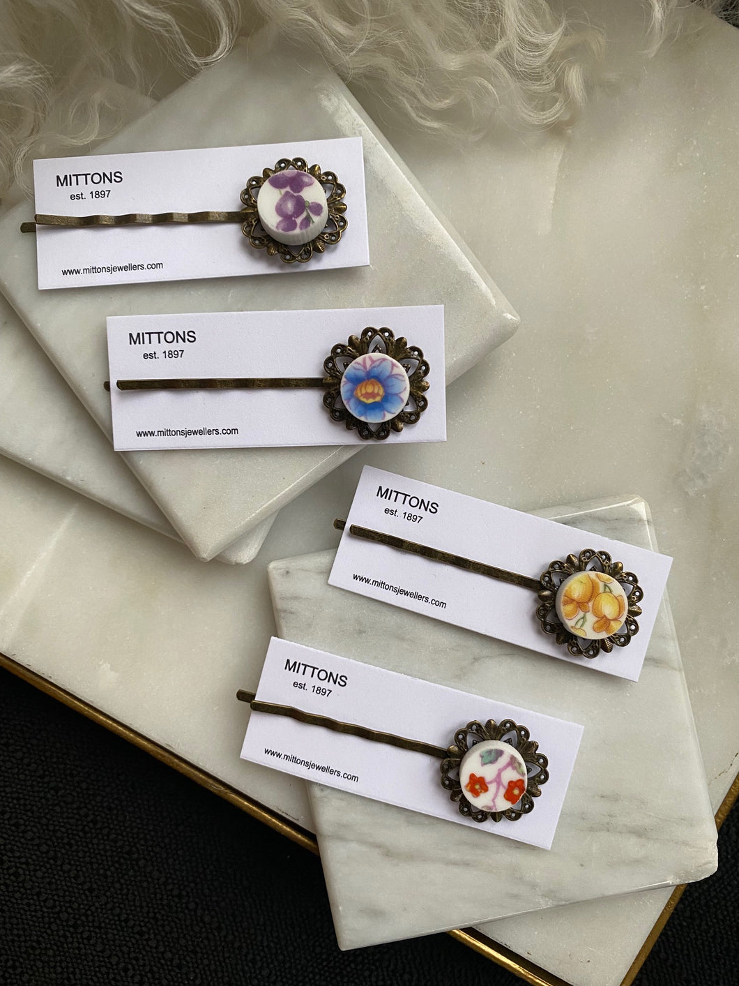 Vintage Blooms Hairclips