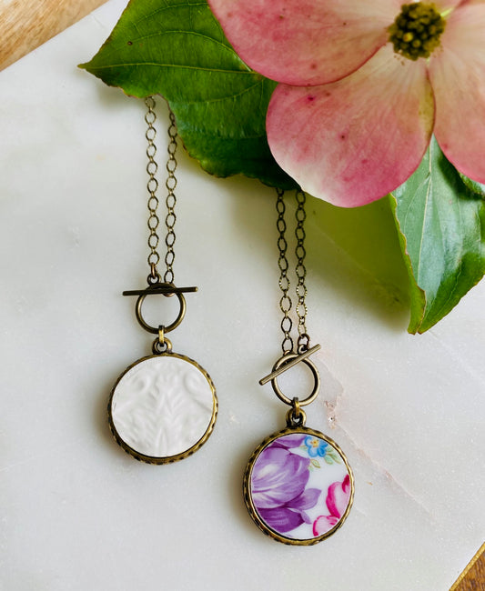 Round Toggle Necklaces