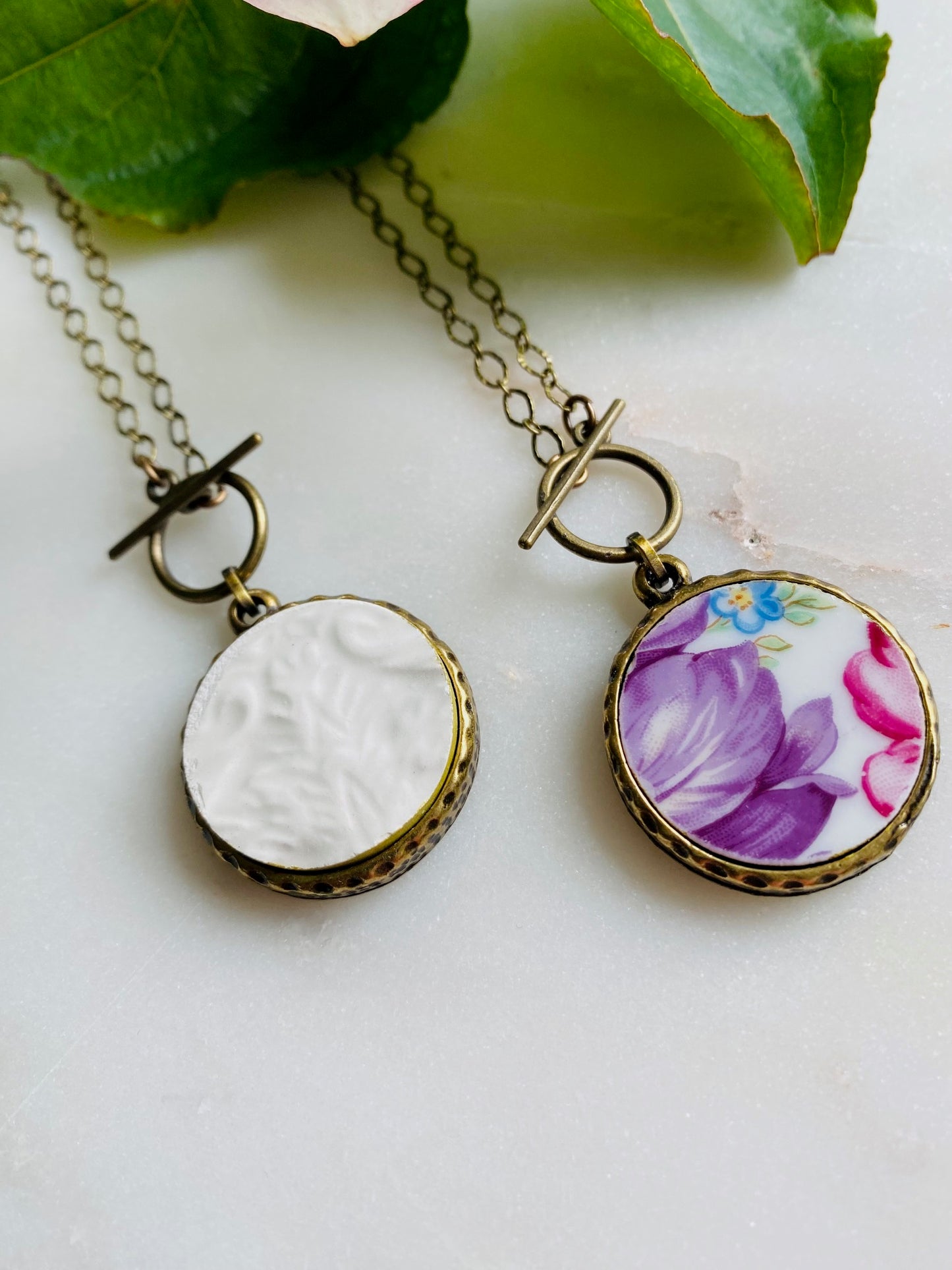 Round Toggle Necklaces