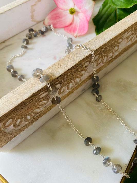 Labradorite Bead Necklace