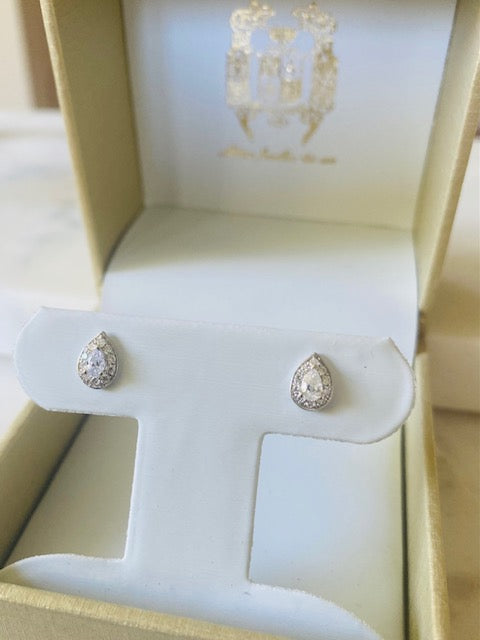 Diamond Droplet Earrings