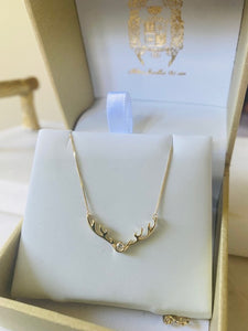 Diamond Antler Necklace