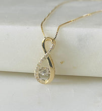 Load image into Gallery viewer, Diamond Pulse Infinity Pendant

