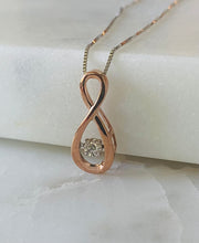 Load image into Gallery viewer, Diamond Pulse Infinity Pendant
