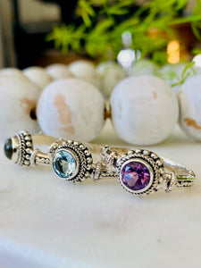 Silver Rings with Genuine Stones