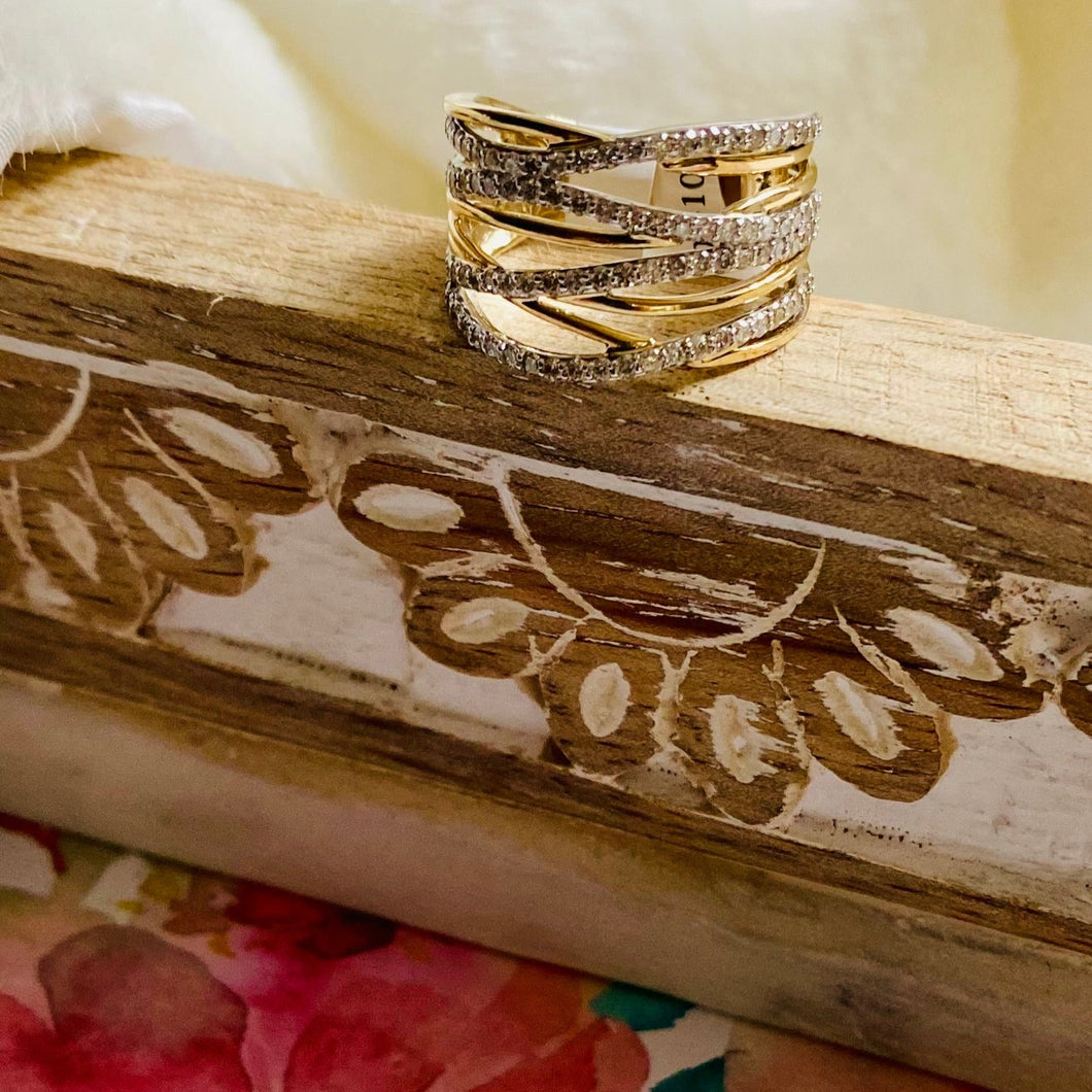 Gold and Diamond Band