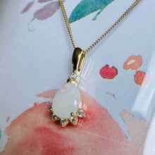 Load image into Gallery viewer, Opal and Diamond Pendant
