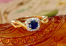 Load image into Gallery viewer, Sapphire and Diamond Ring
