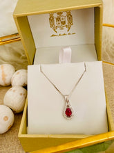 Load image into Gallery viewer, Ruby and Diamond Necklace
