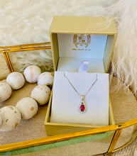 Load image into Gallery viewer, Ruby and Diamond Necklace
