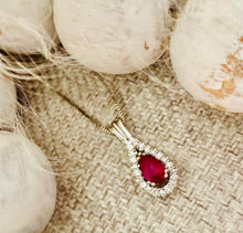 Load image into Gallery viewer, Ruby and Diamond Necklace
