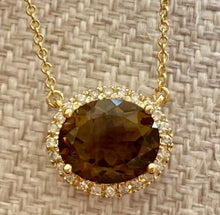 Load image into Gallery viewer, Smoky Quartz Necklace
