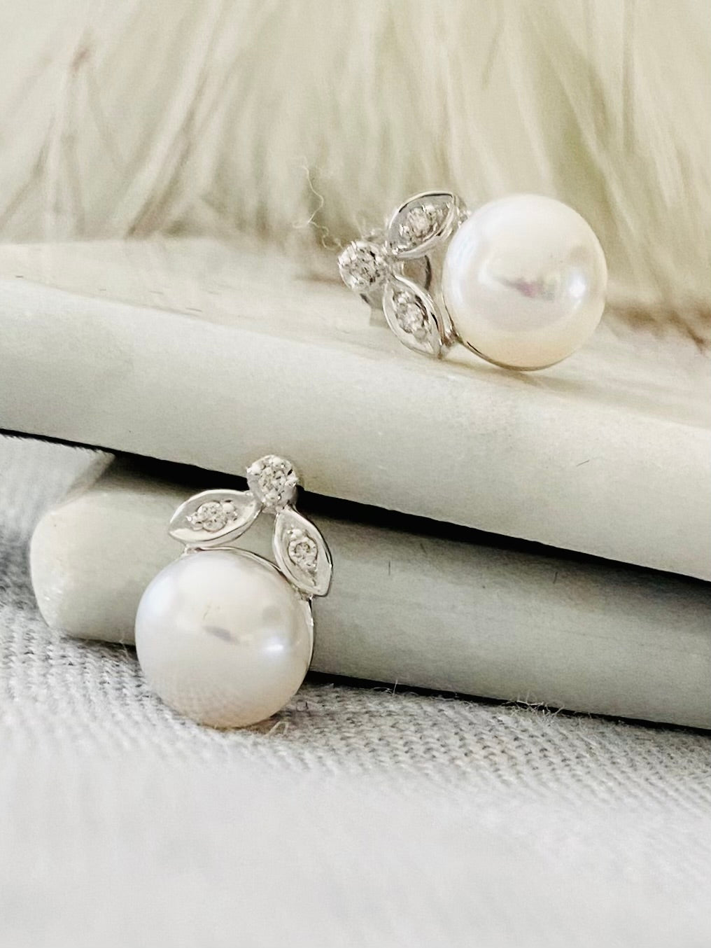 Pearl Pendant and Earring Set