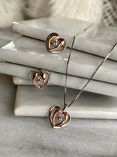 Load image into Gallery viewer, Diamond Pulse Heart Earring
