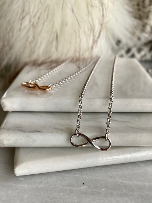 Silver Infinity Necklace