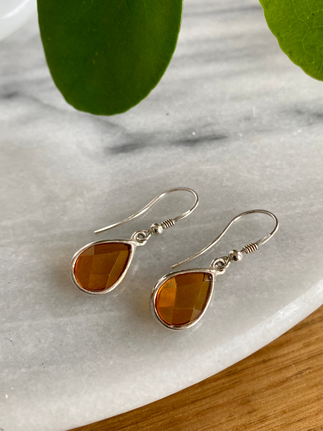 Amber Earrings