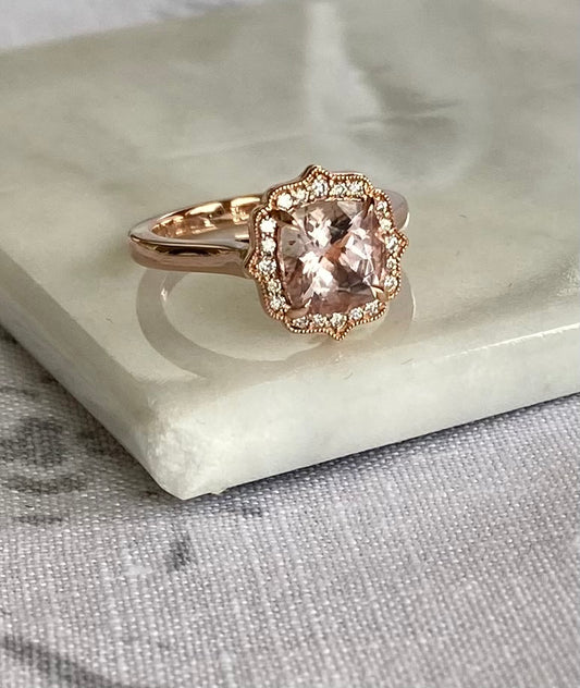 Morganite Ring