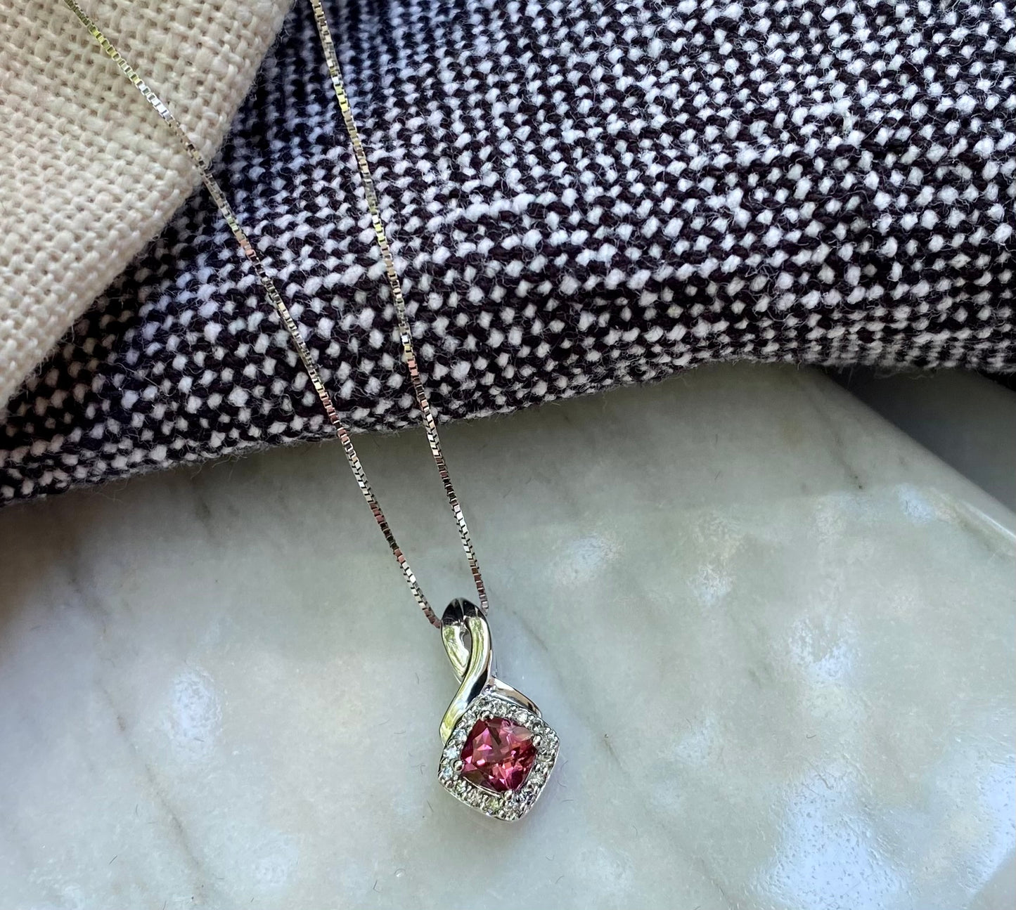 Pink Tourmaline Pendant