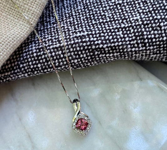 Pink Tourmaline Pendant