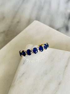 Sapphire & Diamond Band