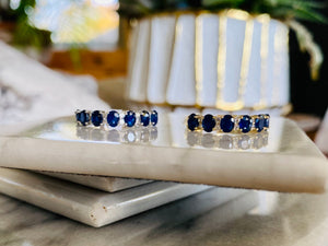 Sapphire & Diamond Band