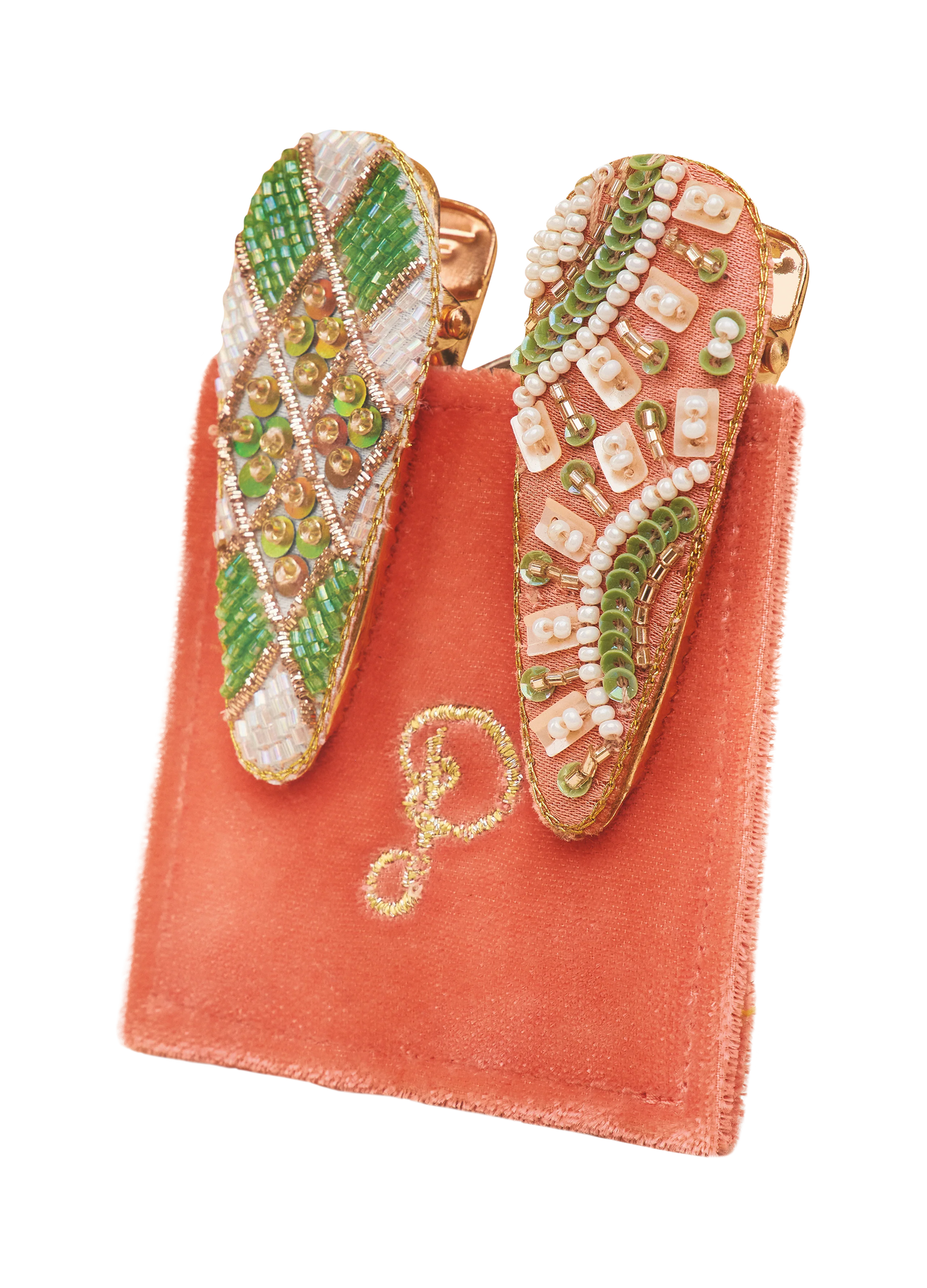 Jewelled Hair Clips (Set of 2)