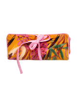Load image into Gallery viewer, Jewellery Roll - Oriental Crane - Ochre
