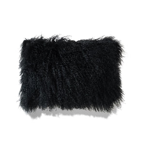 Mongolian Lamb Fur Throw Pillow