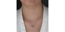 Load image into Gallery viewer, Interlinking Circle Lab Grown Diamond Necklace
