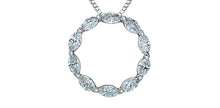 Load image into Gallery viewer, Open Circle Lab Grown Diamond Necklace
