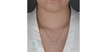 Load image into Gallery viewer, Open Circle Lab Grown Diamond Necklace
