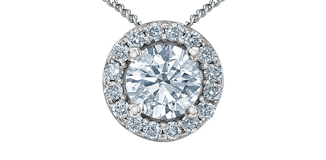 Lab Grown Diamond Pendant and Necklace