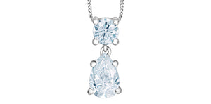 Lab Grown Diamond Pendant and Necklace