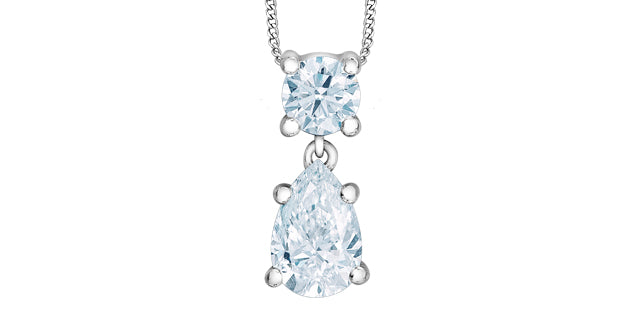 Lab Grown Diamond Pendant and Necklace